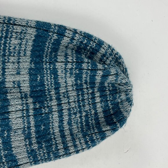 Romy & Aksel Baby Beanie Hat Size 12/24M Blue Striped Acrylic Knit Stretch - Picture 2 of 8